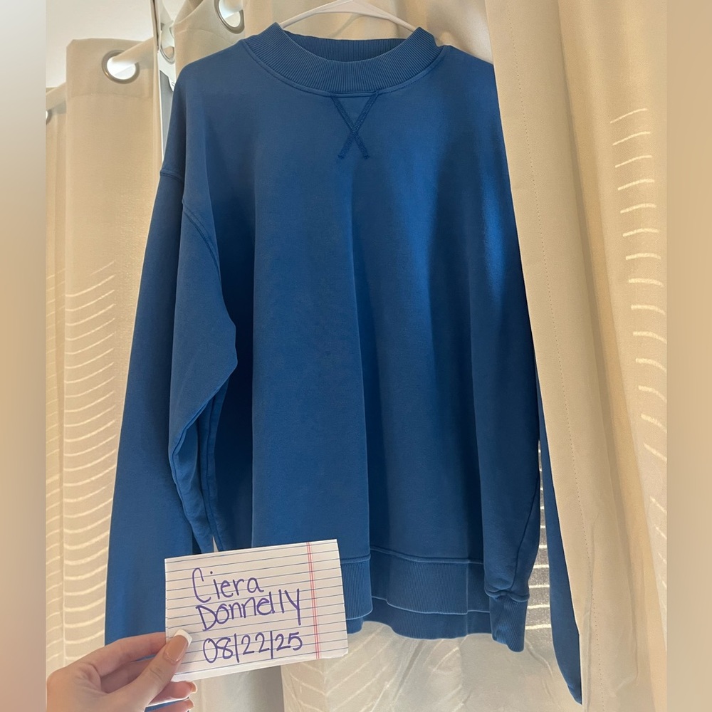 XS/S daily drills cobalt vintage crew